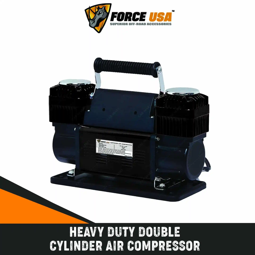 FORCE USA HEAVY DUTY  DOUBLE CYLINDER  AIRCOMPRESSOR - Image 2