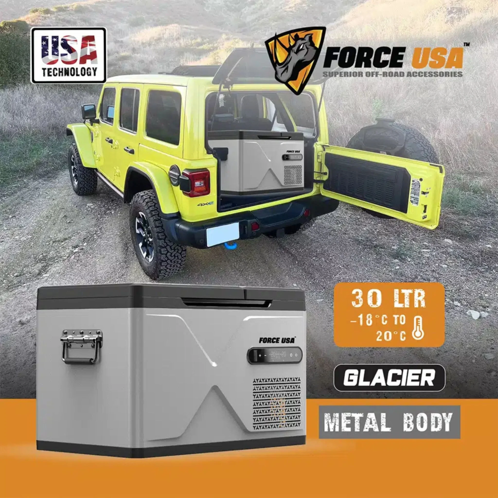 FORCE USA GLACIER PORTABLE 30L FRIDGE - Image 2