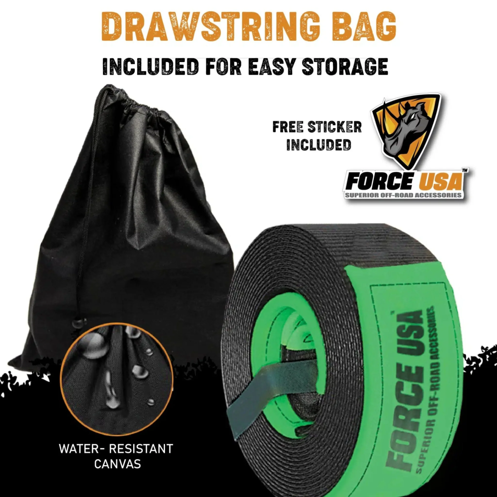FORCE USA 6 METER HIGH QUALITY TOW STRAP - Image 2