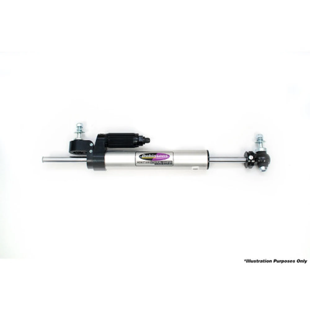 DOBINSONS ADJUSTABLE MONOTUBE STEERING DAMPER FOR Nissan Patrol Y61 GU 1997 on - Image 1