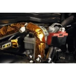 Design Engineering 010917 Heat Sheath GOLD 1" I.D. x 36" Line Sleeving Heat Protection up to 800°F