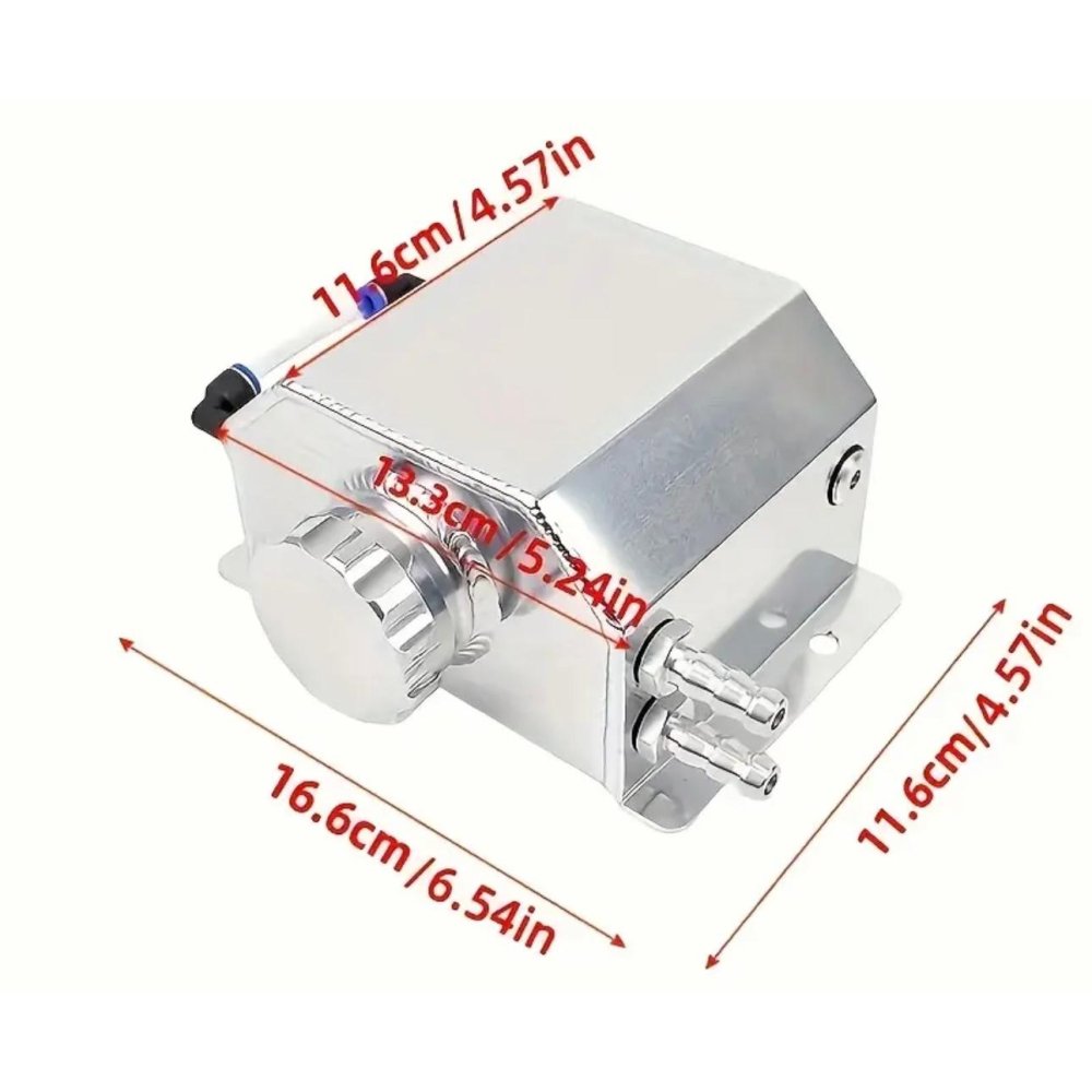 Universal Aluminum Car Engine Auto Coolant Reservoir - Image 2