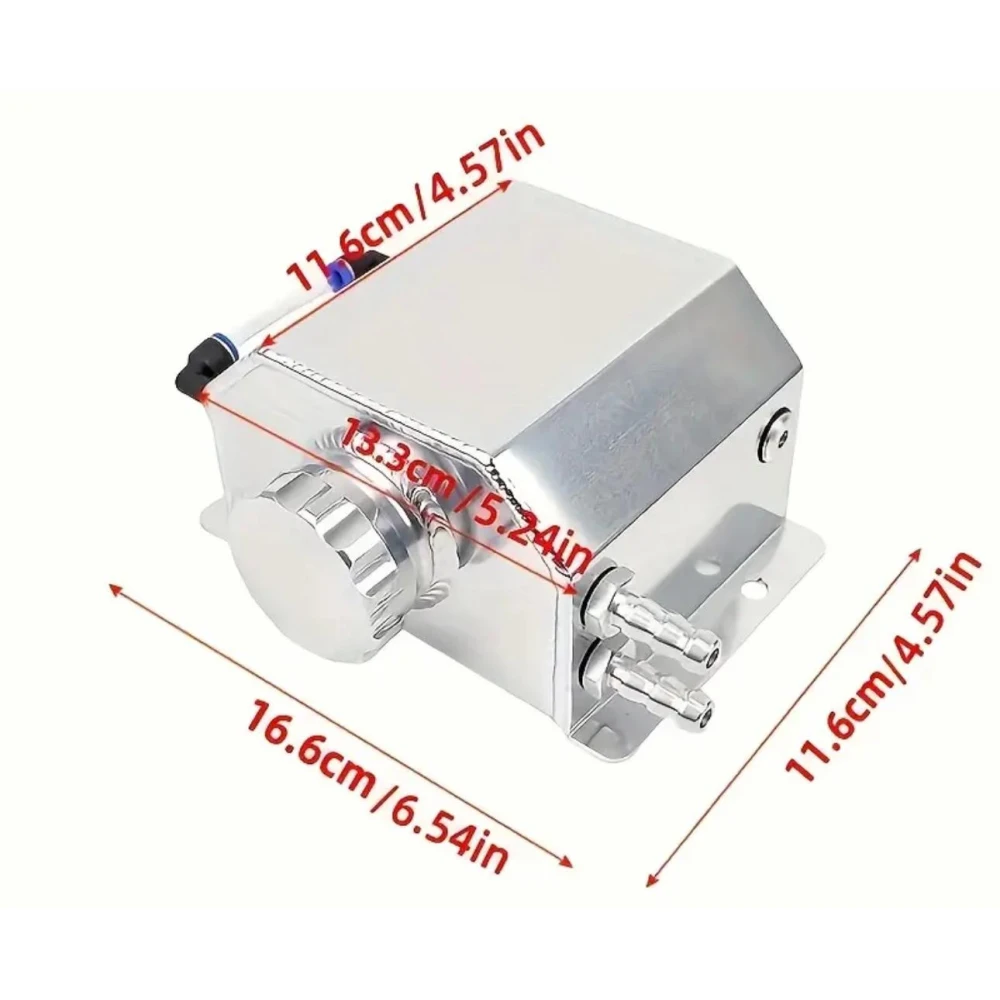 Universal Aluminum Car Engine Auto Coolant Reservoir - Image 2