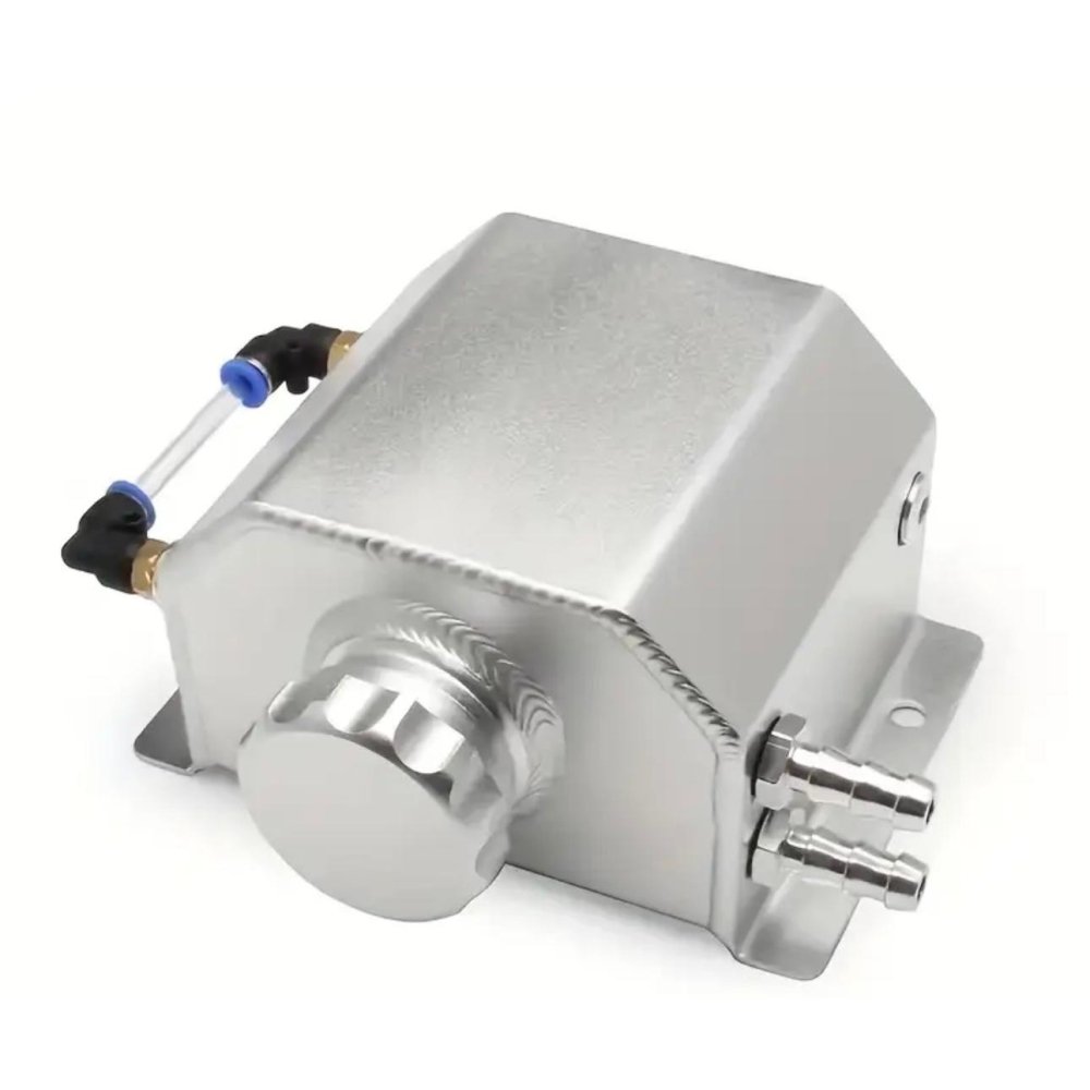 Universal Aluminum Car Engine Auto Coolant Reservoir - Image 1