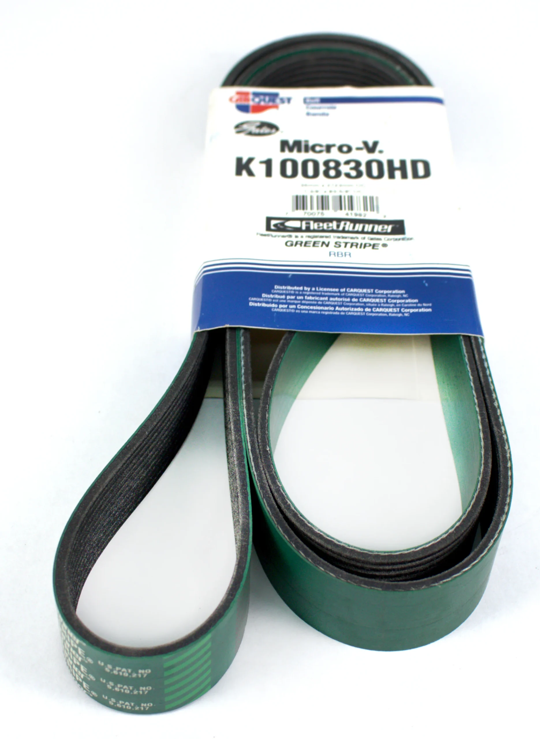 BST-GATK100830HD-1-09232025 Gates K100810HD FleetRunner Micro-V Serpentine Drive Belt - Image 1